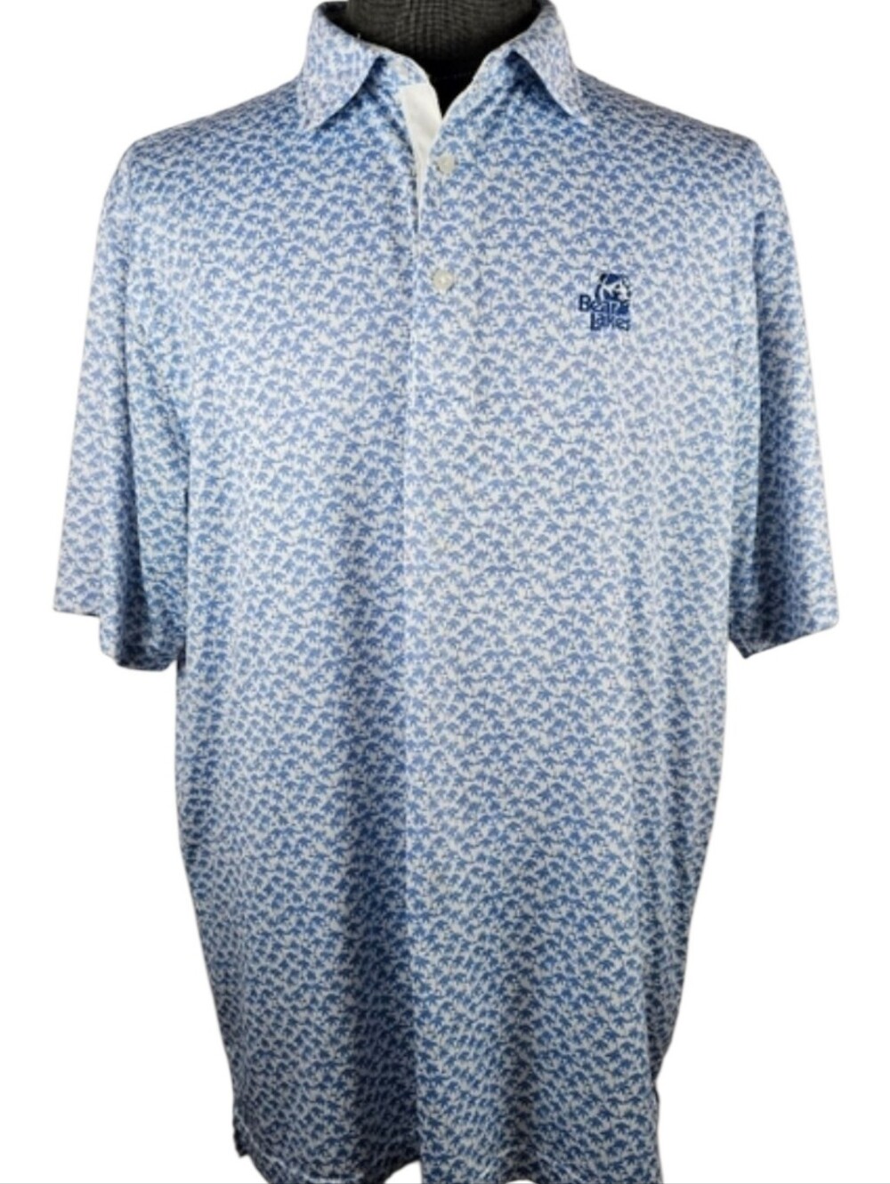 Donald Ross Bear Lakes Men's Golf Polo Casual Sport Size L
